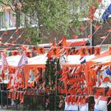 Oranje feestartikelen pakket klein