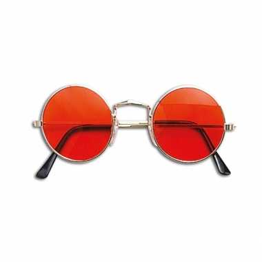 Oranje hippie bril