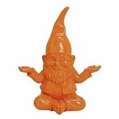 Oranje kabouter spaarpot