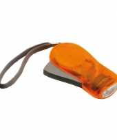 2x led knijpkat oranje 10 5 cm