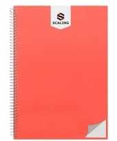 A4 ringband schrift oranje