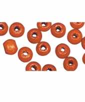 Armbandjes rijgen 115 oranje kralen
