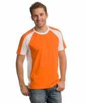 Comfort cut oranje heren shirt
