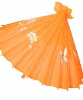 Decoratie parasol china oranje