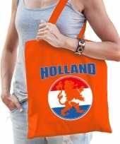 Holland oranje leeuw supporter tas oranje voor dames en heren ek wk voetbal koningsdag