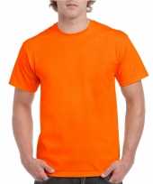 Neon oranje t-shirts voor volwassenen