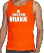 Oranje fan tanktop kleding holland ik juich voor oranje ek wk voor heren