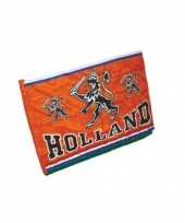 Oranje holland thema vlag van 100 x 150 cm