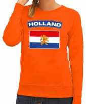 Oranje holland vlag trui dames