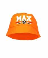 Oranje supporter vissershoedje max voor oranje fans