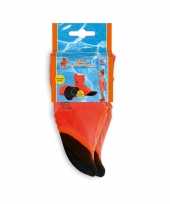 Oranje zwembadsokken voor kinderen maat 24 27