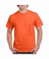Set van 3x stuks oranje t-shirts voordelig maat m