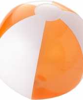 Strandbal opblaasbaar oranje